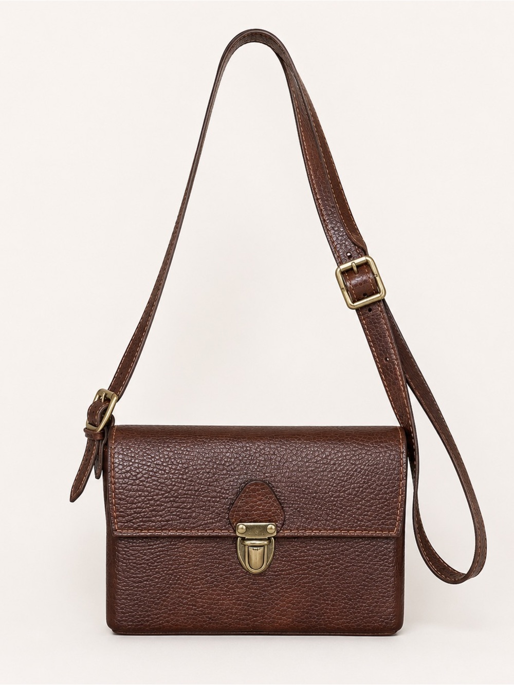 Brown‎ 699 Camera Soft Case Made In USA Small Padded Adjustable Shoulder Strap